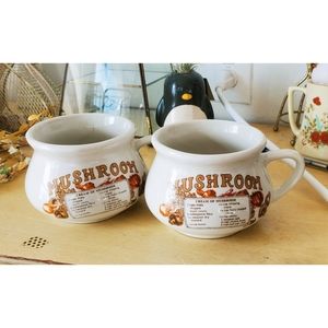 Vintage Soup Mugs